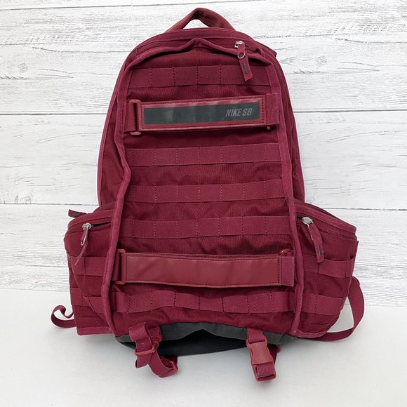 Nike Bags Nike Sb Rpm Skate Backpack Burgundy Laptop Compartment